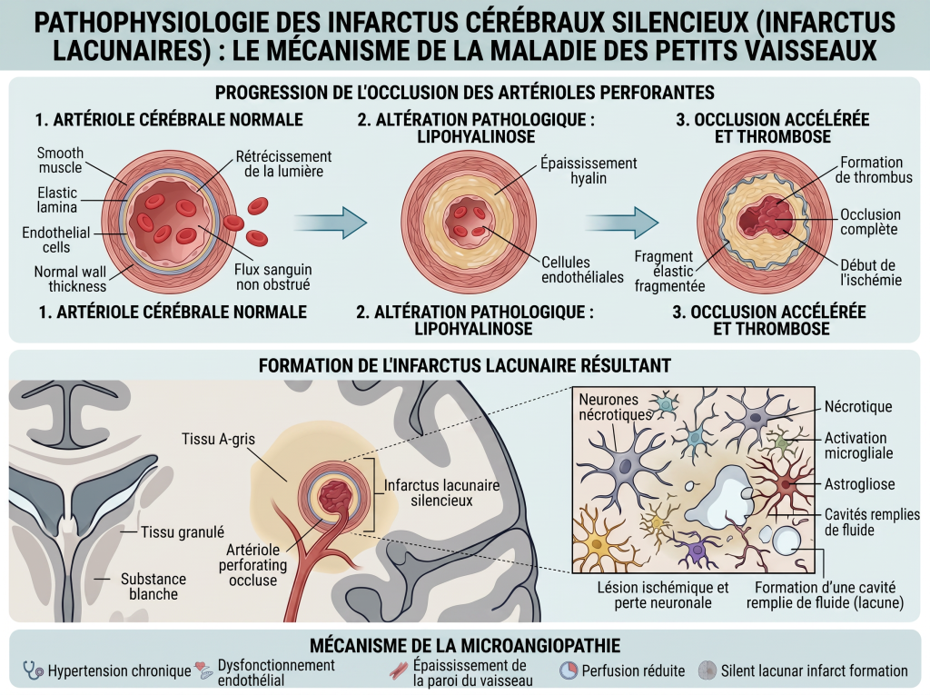 physiopathologie AVC silencieux